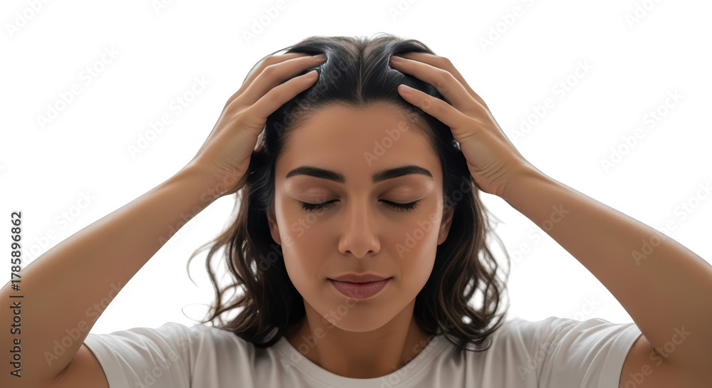 Obraz premium Professional image featuring woman, female, person suitable for web, social media, and editorial design purposes