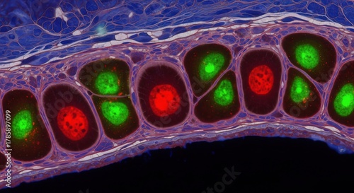 Confocal visualization of interferon gamma signaling in malaria-infected tissue