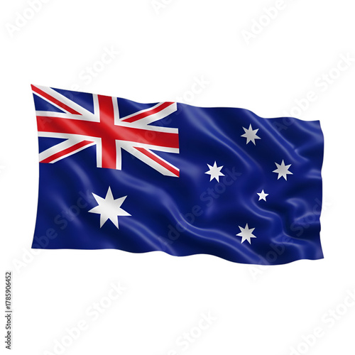 Australia Flag Waving National Symbol  Patriotism