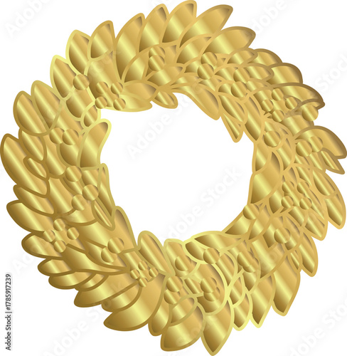 Golden Laurel Wreath