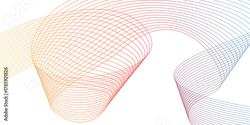 colorful abstract wave vector background with circular pattern and artistic design