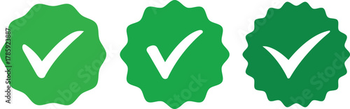 Set of approved check sign, icons of approval check ,set of tick mark icon, set of ticks icon, set of tick, quality sign, quality check, quality check icon,