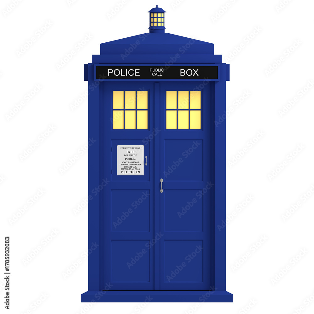 Obraz premium Police box