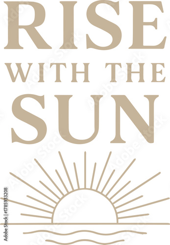 Embrace the promise of a new day as the golden sun rises, offering a message of hope and resilience. This image evokes feelings of optimism and fresh starts.