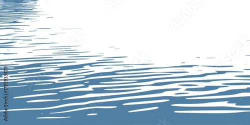 Blue and white water pattern with horizontal lines creates a calming visual texture suggestive of ripples, waves, or a serene, abstract aquatic surface