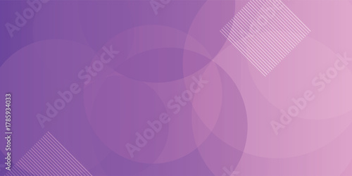 A modern gradient backdrop featuring soft overlapping circles in hues of lavender and light pink, accented by delicate white square line patterns on a stylish abstract template