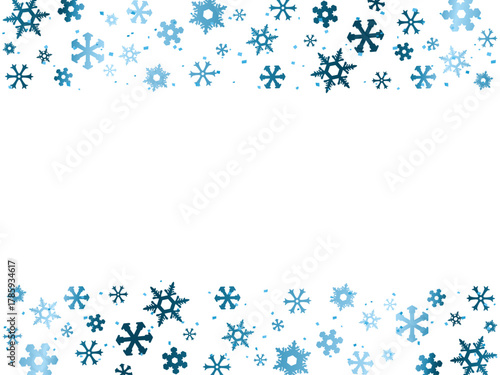 雪結晶、5水色F