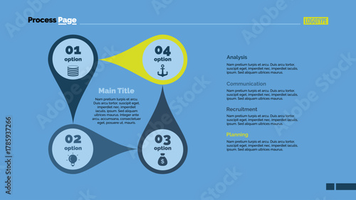 Four Pointers Slide Template