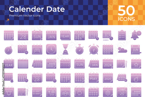 Calender date icon sheet, calendar, date, schedule, time, clock, event, appointment, deadline, planner, reminder, organizer, agenda, management, meeting, day, month, year, week.