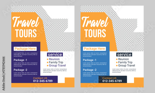 Tour and Travel Agency Flyer Template