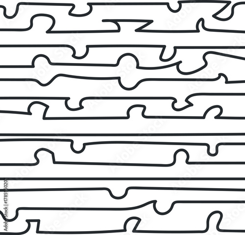 A striped texture with small rounded bumps. Imitation wood surface.