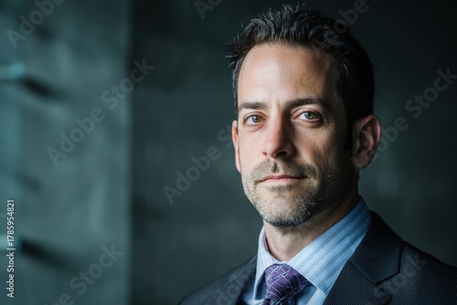 Man with short hair, wearin...