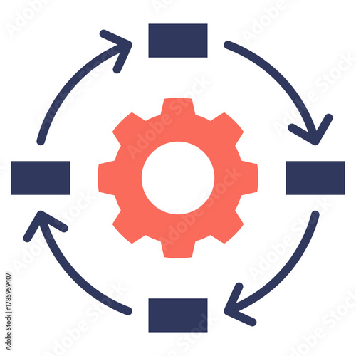 Continuous Flow Mixed Icon