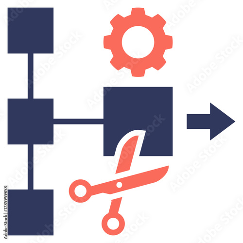 Work Simplification Mixed Icon