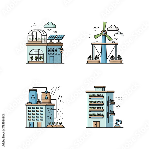 Sustainable Urban Buildings with Green Technology Innovations.