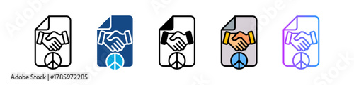 Peace Negotiation multiple icon