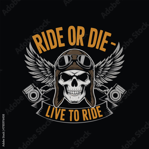 motorcycle t shirt design