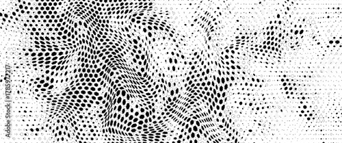 Black and white honeycomb background