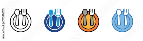 Wellness icon set multiple style collection