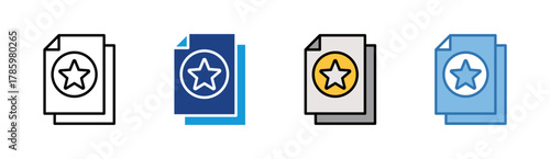 Quality icon set multiple style collection