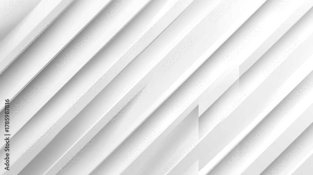 Fototapeta premium Modern Abstract Background with Diagonal Lines in Clean White Color Palette, Perfect for Minimalist Design Projects and Contemporary Visuals