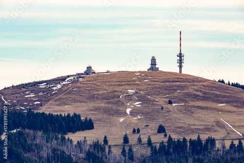 Blick zum Feldberg (Schwarzwald), vom Schauinsland aus