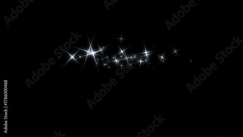 Wallpaper Mural Luxury white glitter sparkles trail, fairy dust path, shining star twinkle line, glowing doodle sparkle animation, shimmering particles, Christmas starlight dust motion, black background 4K Torontodigital.ca