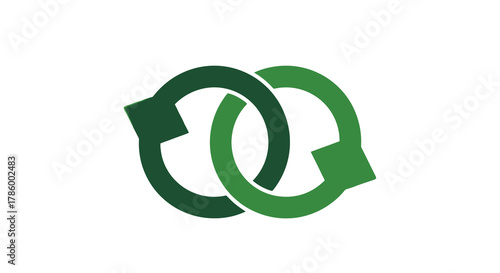 Intertwined Recycling Symbol