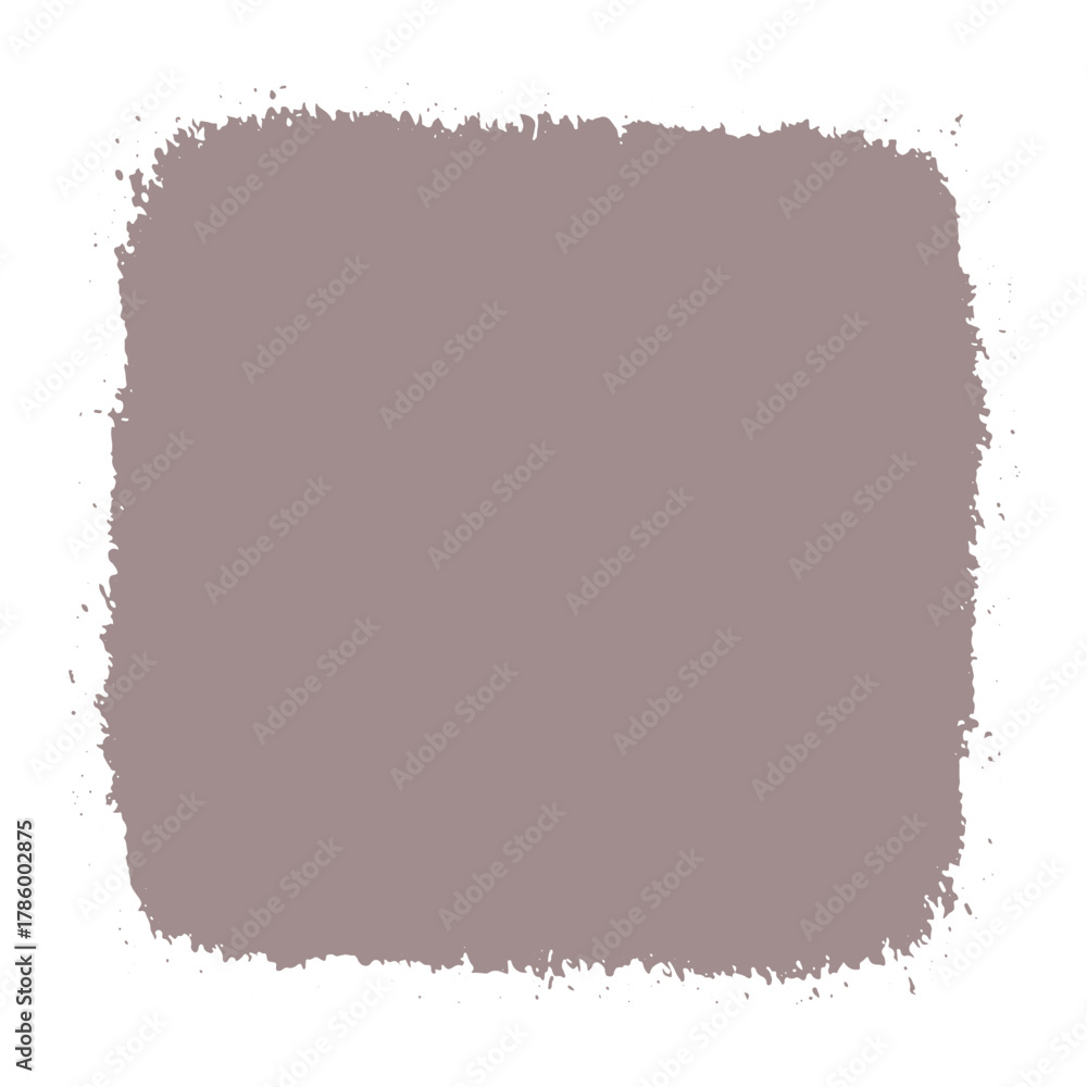 Obraz premium Soft beige paint swatch with textured edges displayed on a white background for home decoration inspiration