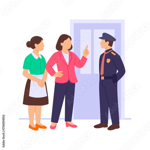 Office Caretakers, maintaining cleanliness and organization