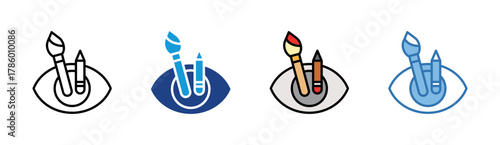 Creative Design icon set multiple style collection