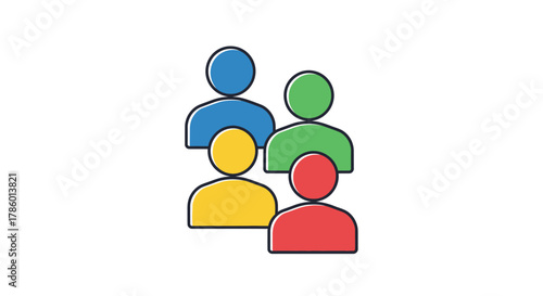 Group of diverse people representing teamwork and collaboration.