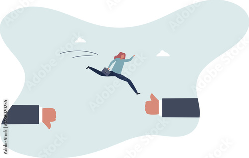 Change or transform to better opportunity, improvement or courage, determination to progress or career growth, aspiration or challenge concept.life and employment of people.