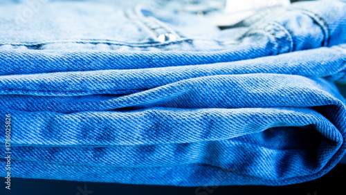 Blue jean close up picture