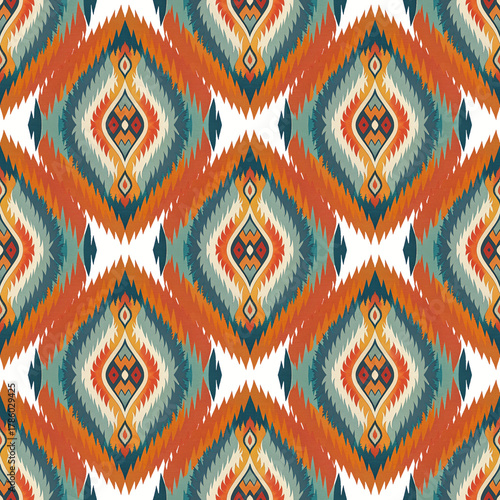 ethnic seamless pattern. vector illustration