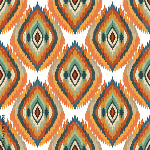 ethnic seamless pattern. vector illustration