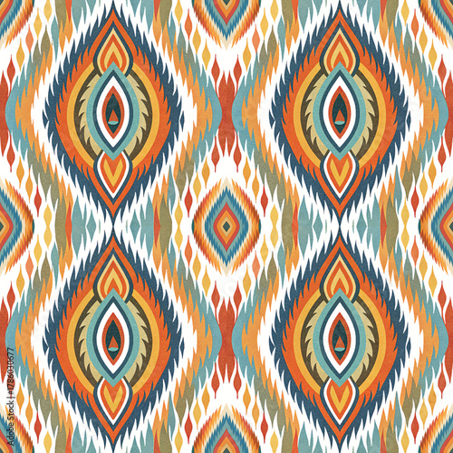 ethnic seamless pattern. vector illustration