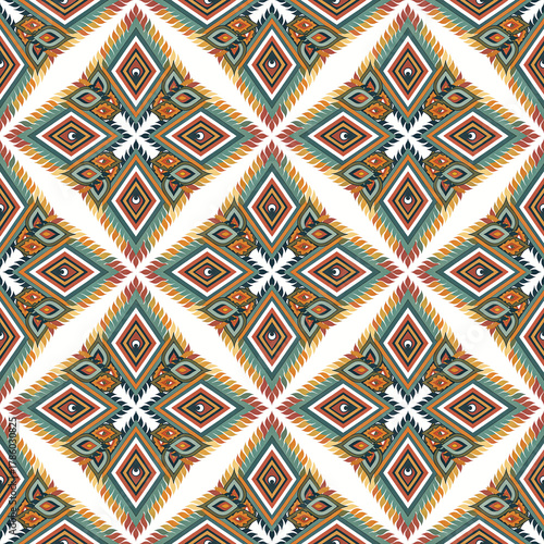ethnic seamless pattern. vector illustration
