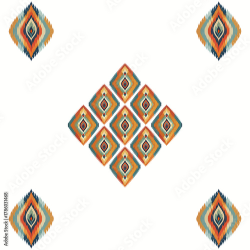 ethnic seamless pattern. vector illustration