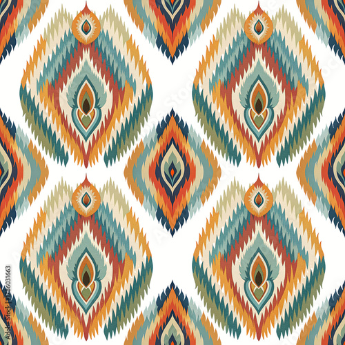 ethnic seamless pattern. vector illustration