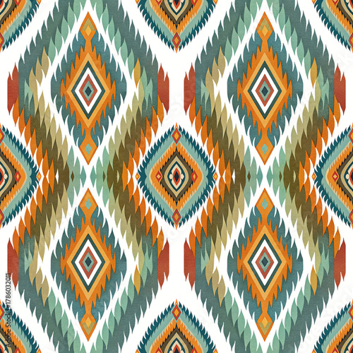 ethnic seamless pattern. vector illustration