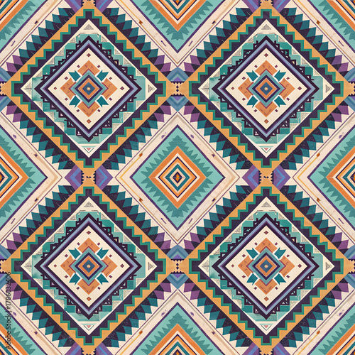 ethnic seamless pattern. vector illustration