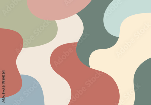 vector illustration of an abstract background with woman