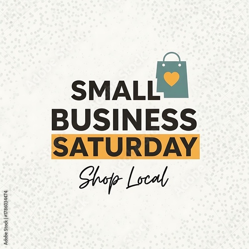Small business saturday shop local event promotion