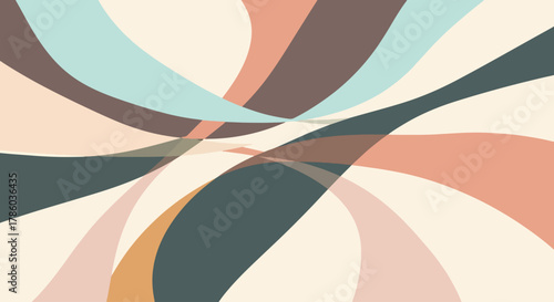 Modern abstract minimalistic beige background, organic irregular spots, graphic vector illustration. Decorative simple element for a banner, background, cover with a place for text, flat design