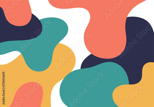 Vector modern seamless pattern with colorful hand draw abstract elements, doodles. Use it for wallpaper, textile print, pattern fills, web page, surface textures, wrapping paper, design presentation