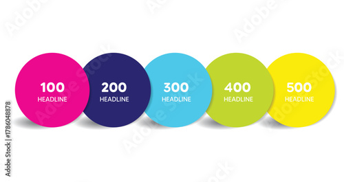 Four step template for presentation. 4 steps options, elements, infographic.