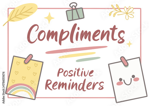 Compliments day vector illustration
