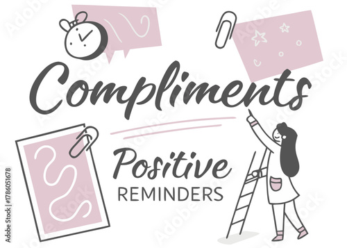 Compliments day vector illustration