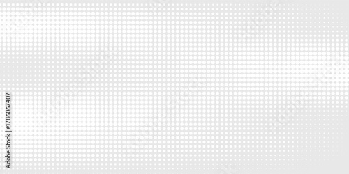 Dot white gray wave light technology texture background. Abstract big data digital concept.